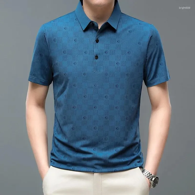 Herenpolos Poloshirts Voor Heren Korte Mouw Zomerkleding Revers