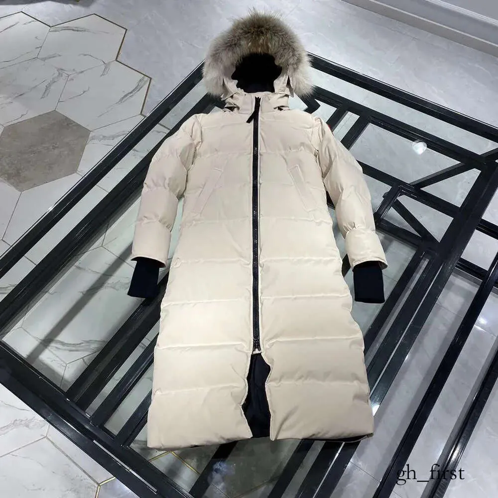 Giacca d'oca canadese Cappotto imbottito in pelliccia da donna di alta qualità Moda Parka lungo Cappotti Piumini firmati modello classico invernale 8629 5105