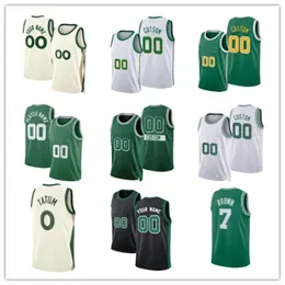 custom Men Women Youth kids Bostons Baseketball Jersey Jayson Tatum Kristaps Porzingis Jaylen Brown Jrue Holiday Embroidery Sam Hauser Basketball Jerseys