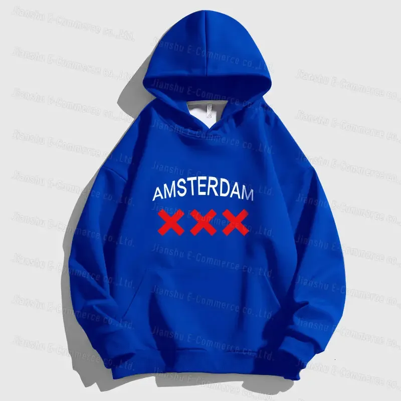 Pulls à capuche pour hommes sweats Amsterdam tendance Streetwear marque automne homme femme vêtements printemps pull décontracté 231208