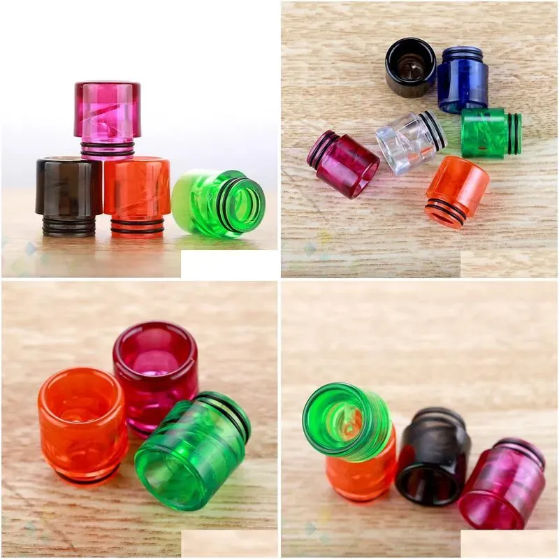 Accessories Spiral Drip Tip 810 Helical Driptips For Smoking Accessories Tfv8 Tfv12 Airflow Moutiece Drop Delivery Home Garden Househo Dhey3