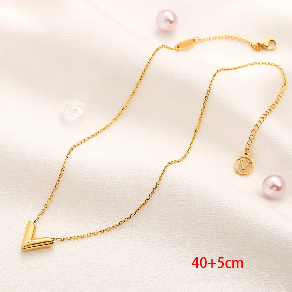 18K GOUD VEROORDELDE HANGENDE NAAR KIJLLACE Design voor vrouwen houden van sieraden roestvrijstalen ketting hangdoek ketting ontwerper bruiloftsfeestje reis zwemm niet fade jood 719