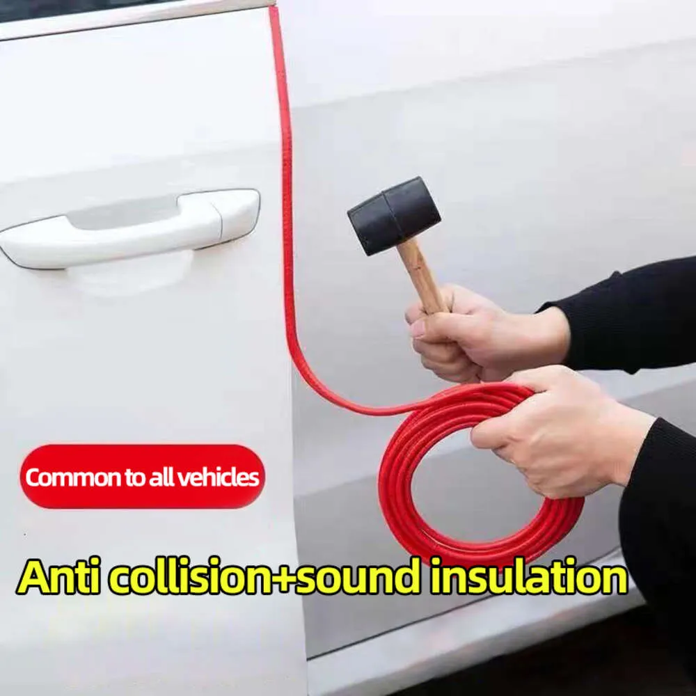 Diğer Motosiklet Parçaları 5m Araba Anti-Collision PVC Dekoratif Şeritler Araba Kapı Mührü Şeridi Koruma U Şeklinde Parlak Şeritler DIY Otomatik Çıkartma Çıkartmaları