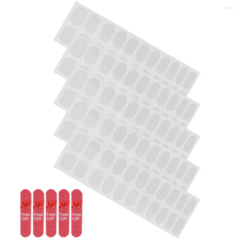 Autocollants de bandes de Gel pour ongles, vernis transparent, Kit de manucure, décalcomanies, décoration