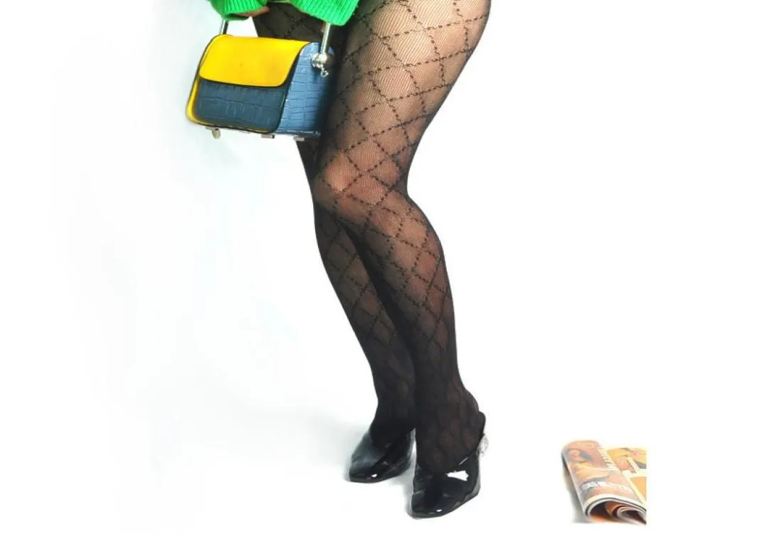 Designer Socks Woman Projektantka seksowna kryształy pończochy damskie netto netto body body pończochy wzór rajstopy rajstopy świąteczne gir1253032