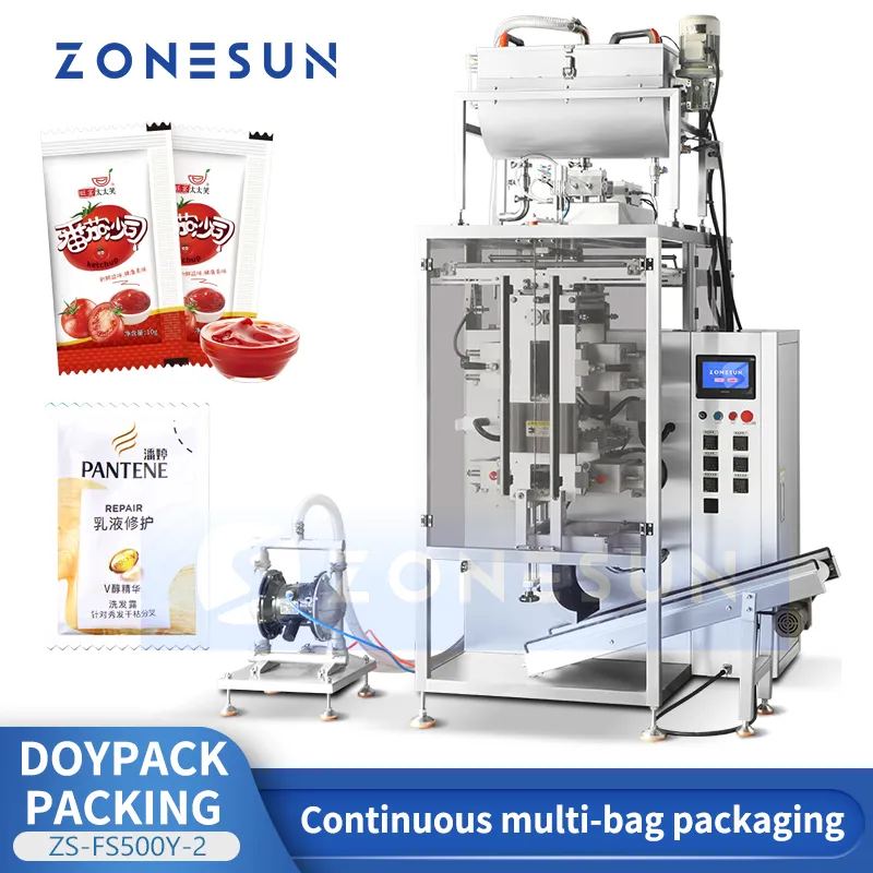 Justa Packing Machine Wholesale ZONESUN Vertical Form Fill Seal VFFS Pouch Filling Equipment ...