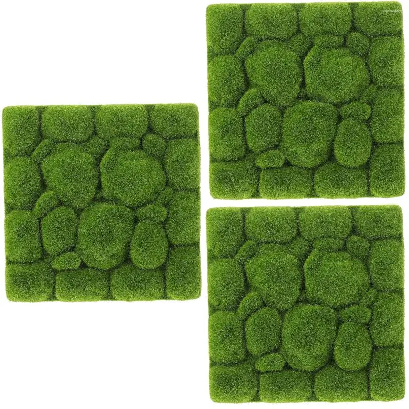 Decoratieve Bloemen 1/2/3 stks Kunstmatige Mos Simulatie Schuim Board Groene Planten Thuis Muur DIY Micro Achtergrond Fake