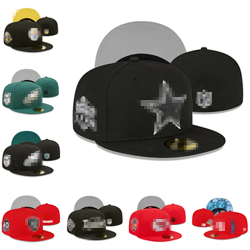 fashion Newest Fitted hats Snapbacks ball Designer Color Hip Hop Embroidery Outdoor Fitted Hats Full Closed Design Size Caps 7-8