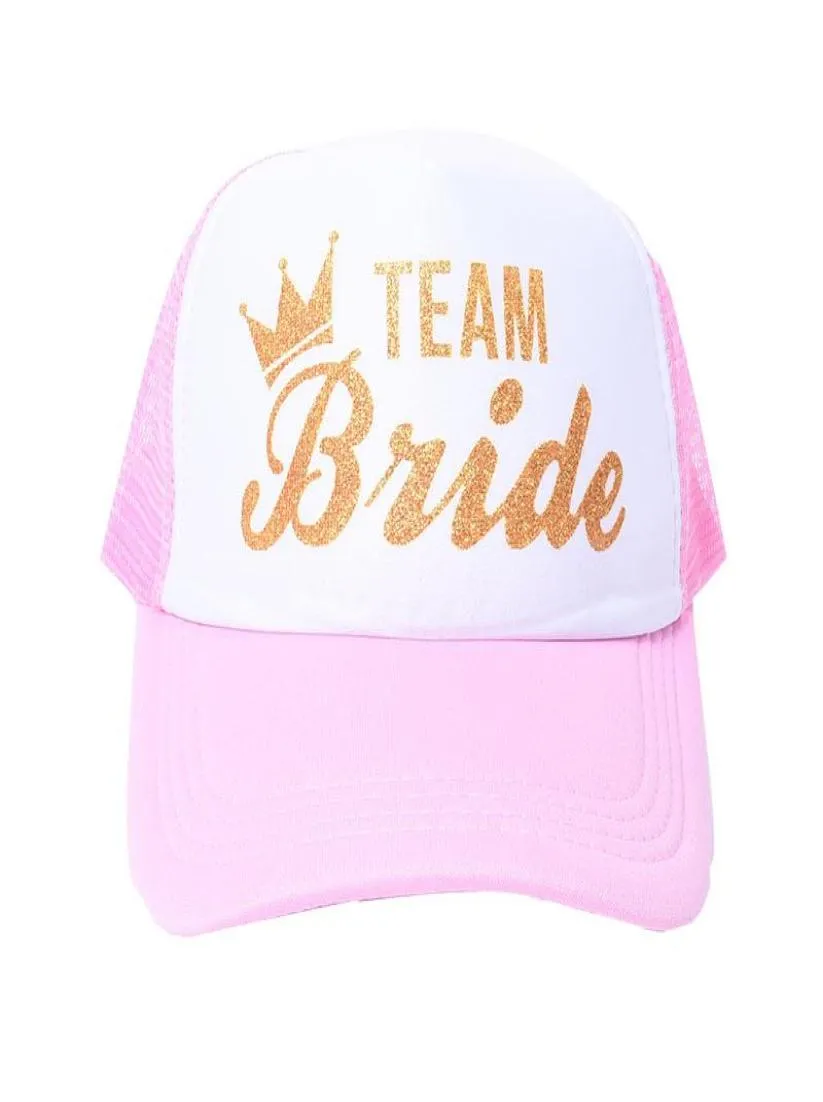 Dekoracja imprezy Wedding Bride to Be Sunshade Letter Cap Bachelorette Akcesoria For4608870