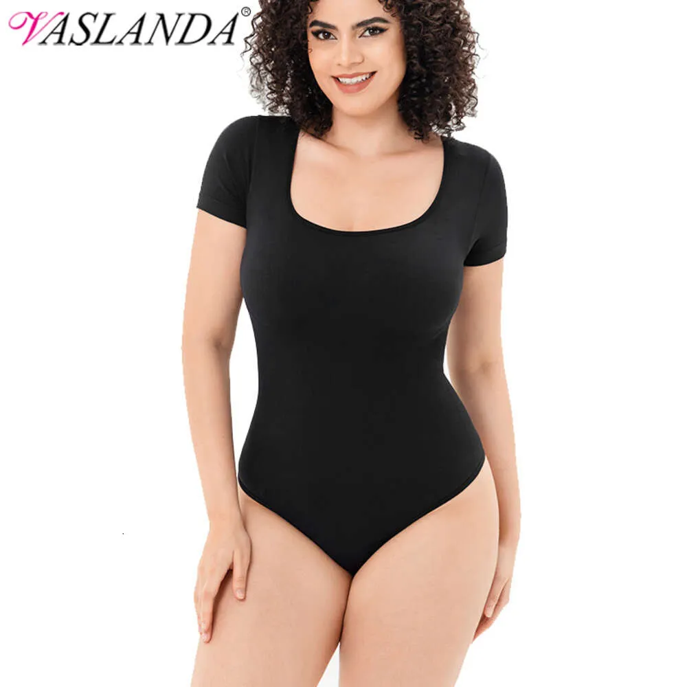 Perizoma sexy senza cuciture body modellante per donna Tummy Control Vita Trainer Body Shaper manica corta corsetto