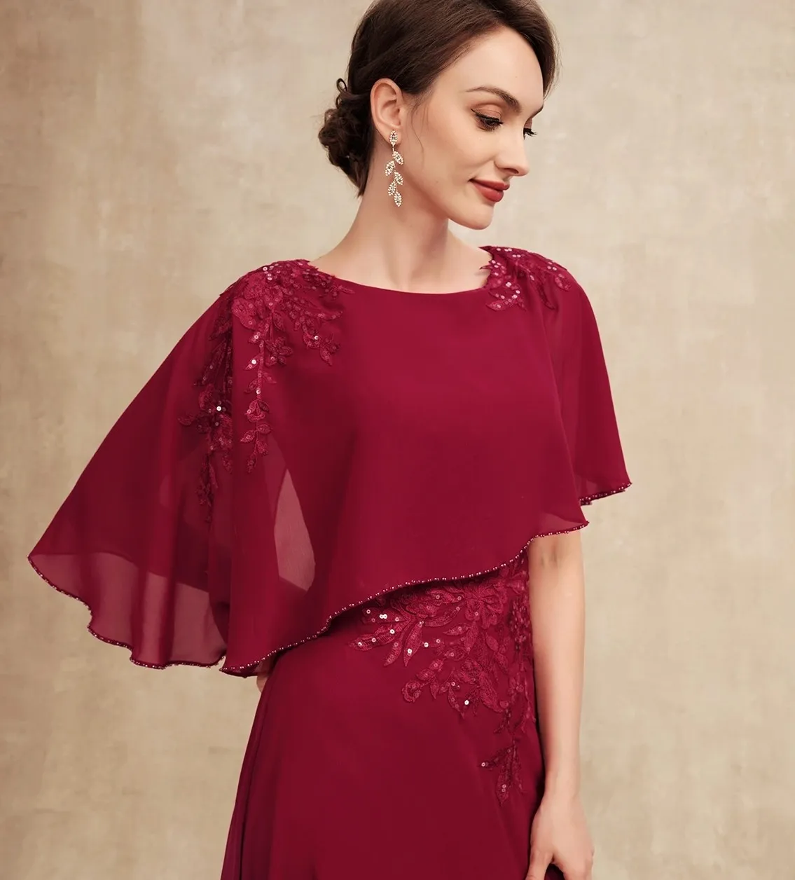 Vintage Bury mother of bride 2023 - A-e Scoop or-Length Chiffon Lace Beading Sequins - Plus Size Wedding Guest Party Gown (2024) Vintage Bury mother of bride 2023 - A-e Scoop or-Length Chiffon Lace Beading Sequins - Plus Size Wedding Guest Party Gown (2024)
