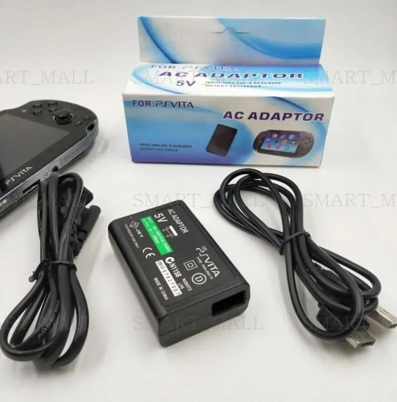 US Plug Home Wall  Power Supply AC Adapter USB Data Sync Charging Cable Cord For Psvita PS Vita 