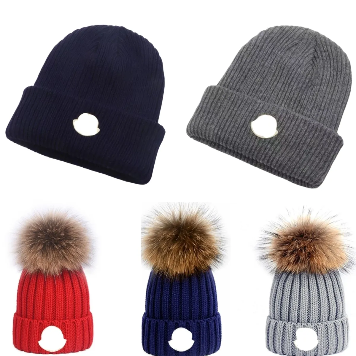 Modedesigner beanie 2023 höst och vinter ny stickad ull hatt lyxig stickad hatt mössa vinter hatt beanie hatt varm mössa