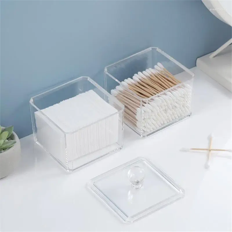 Aufbewahrungsboxen, Desktop-Box, für Zuhause, transparentes Material, Kosmetik, sturzfester und langlebiger Korb