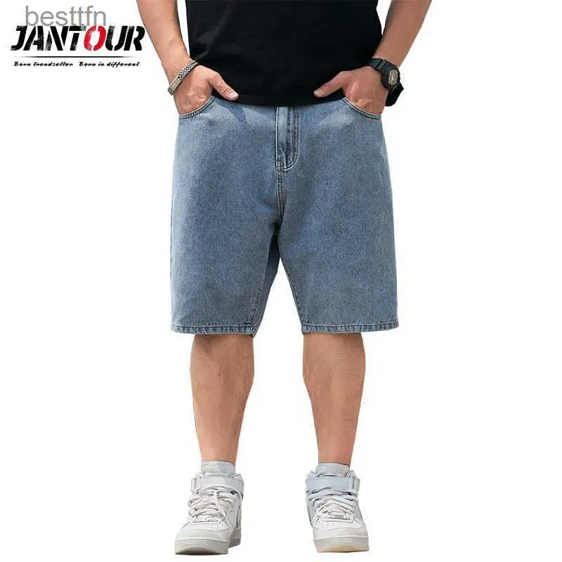Jeans pour hommes Marque Hommes Short de grande taille Longueur au genou Pantalon d'été Denim 2022 Nouveau Berda Classic Stretch Short Jean 40 42 44L231208