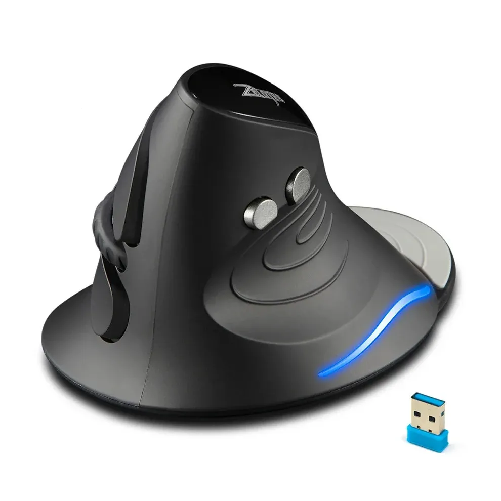 Myszy Jomaa Gaming Ergonomic Mouse 2.4G Bezprzewodowe mysie mysie myszy AA 2400DPI Myszy do laptopa komputera PC 231208