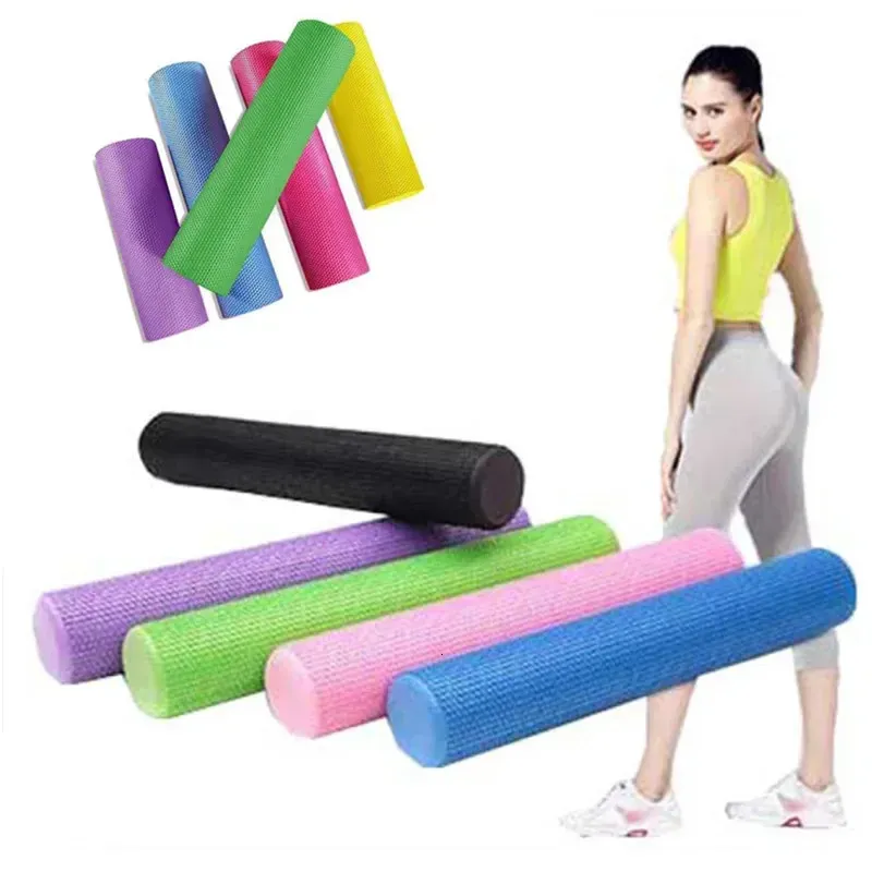 Yoga blokları 1pcs 30/45/60cm Eva Masaj Silindir Yoga Pilates Yoga Blok Pilates Kas Doku Fitness Spor Salonu Yoga Pilates Fitness Egzersiz 231208