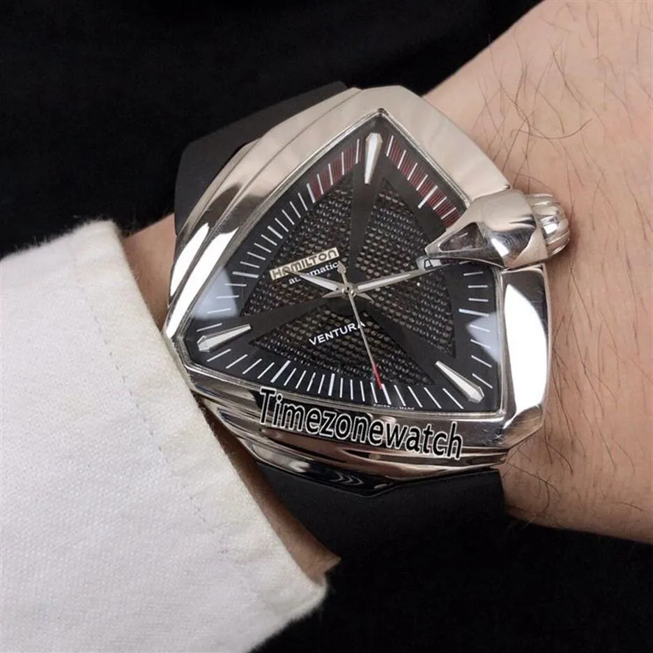 XXL Automatic Adventure Watch - Unique Triangle Steel Case, Black Dial ...