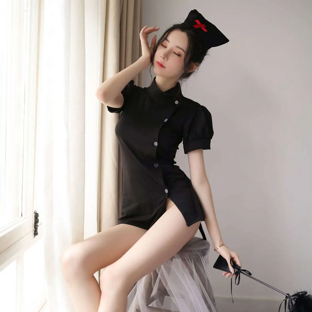 Sexy verpleegster erotische meid lingerie rollenspel feestjurk vrouwen vrouwelijk ondergoed games cosplay uniform