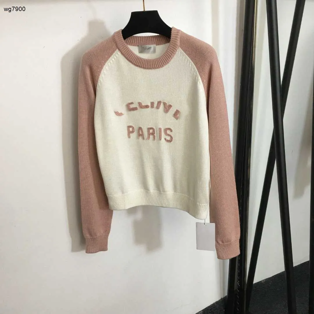 designer sweater women brand womens clothing autumn tops fashion Logo embroidery long sleeved girl pullover ladies Knitwear Dec 07 New Arrivals