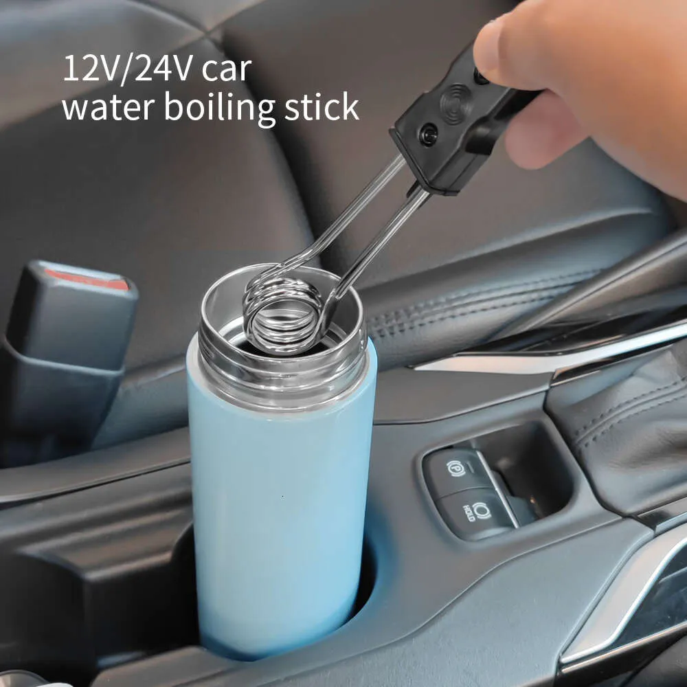 Nouveau chauffe-eau à Immersion de voiture 12V 24V Portable de haute qualité chauffe-eau électrique 120W mode Durable Auto électrique thé café chauffe-eau