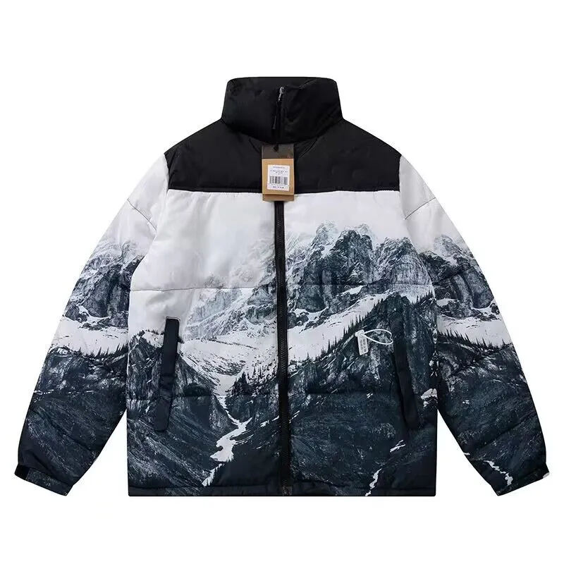 2024 Winterjacke The Mountain Pufferjacke Hochwertige Männer Frauen