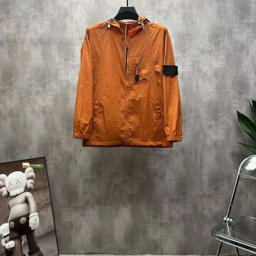 Designer Stones Island Kurtka męska bluza kompas haftowany rękaw z rękawem Tshirt pullover sweter cp cp Company kurtka 124