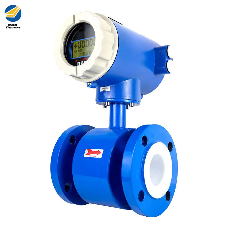 6 Inch Digital Magnetic Flow Meter - 4-20mA Output, Inline ...