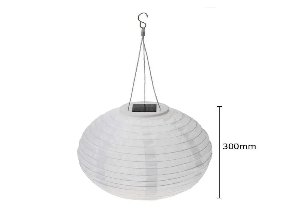 LED Solar Chinese Lantaarns Waterdicht Lampion Hangende Bal Licht Verjaardag Bruiloft DIY Craft Decor Gift Feestartikelen Q08107967712