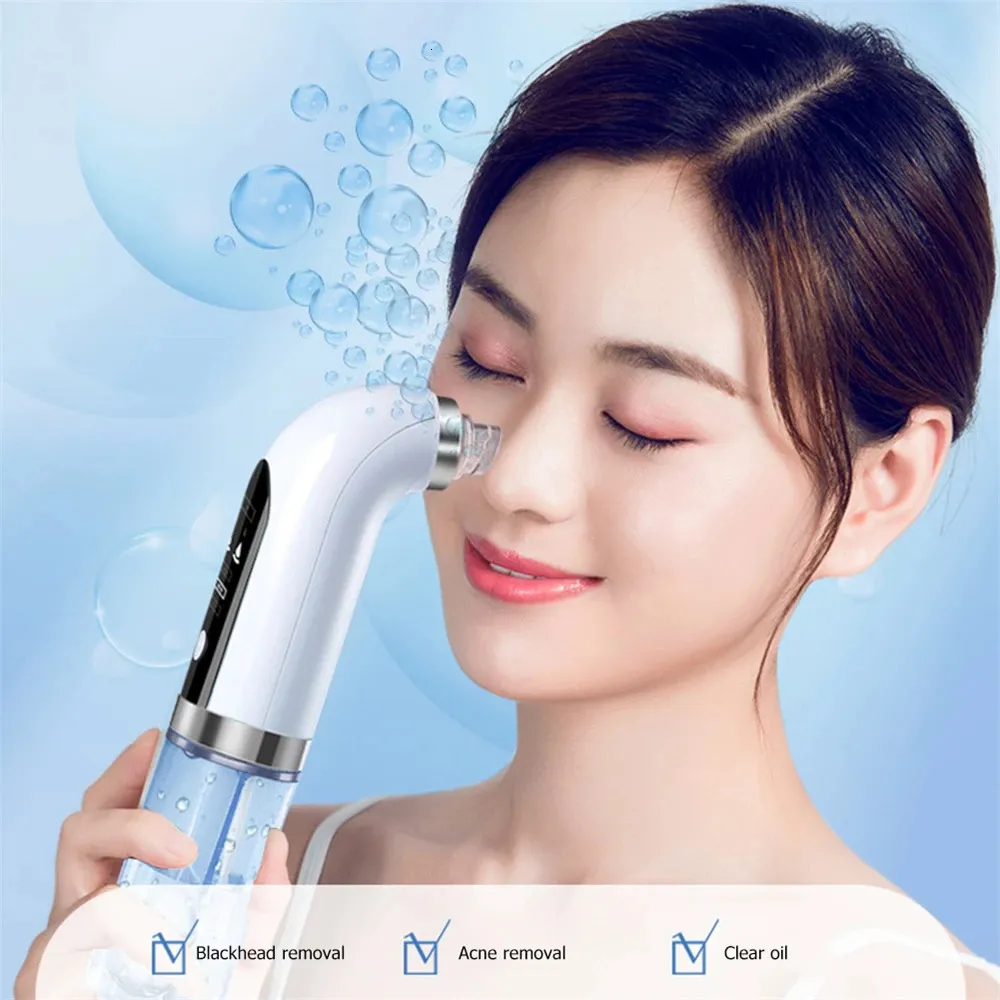 Cleaning Tools Accessories USB Blackhead Meter 400mAh Electric Vacuum Acne Pore Cleaner Water Cycle Skin Deep Beauty Care 231208