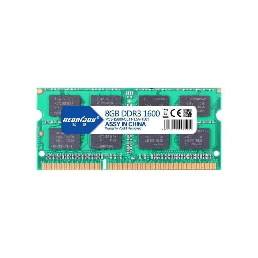 Dyski twarde DDR3 8GB 1600 RAM na laptop 1600 mHz Sodimm Book DDR3L Kompatybilny 4GB 133Hz SDram 1066 MHz Dostawa Komputer