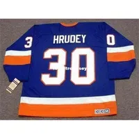 Wholesale Mens  Hrudey 1988 Ccm Vintage high end Retro Hockey Jersey