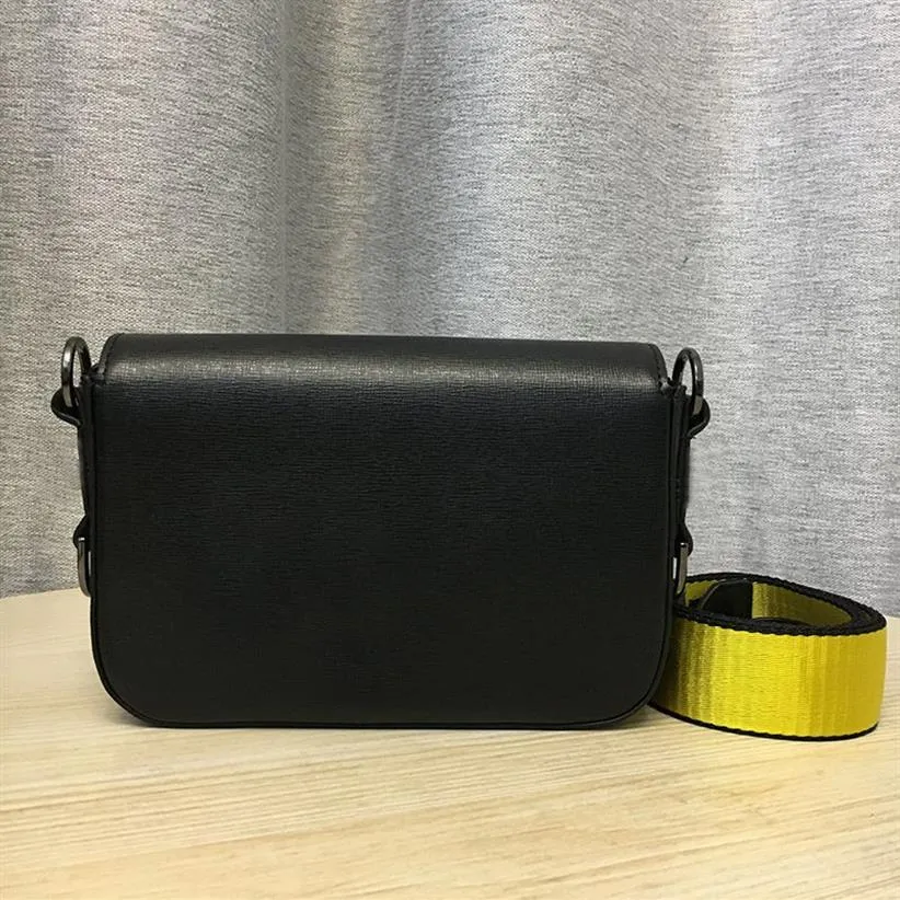 Designer Mini Bag Sera Scultura Nuova Turn Off Off Giallo Clip Giallo Clip Borse Black Stripes Lussuosa Handbag273Y