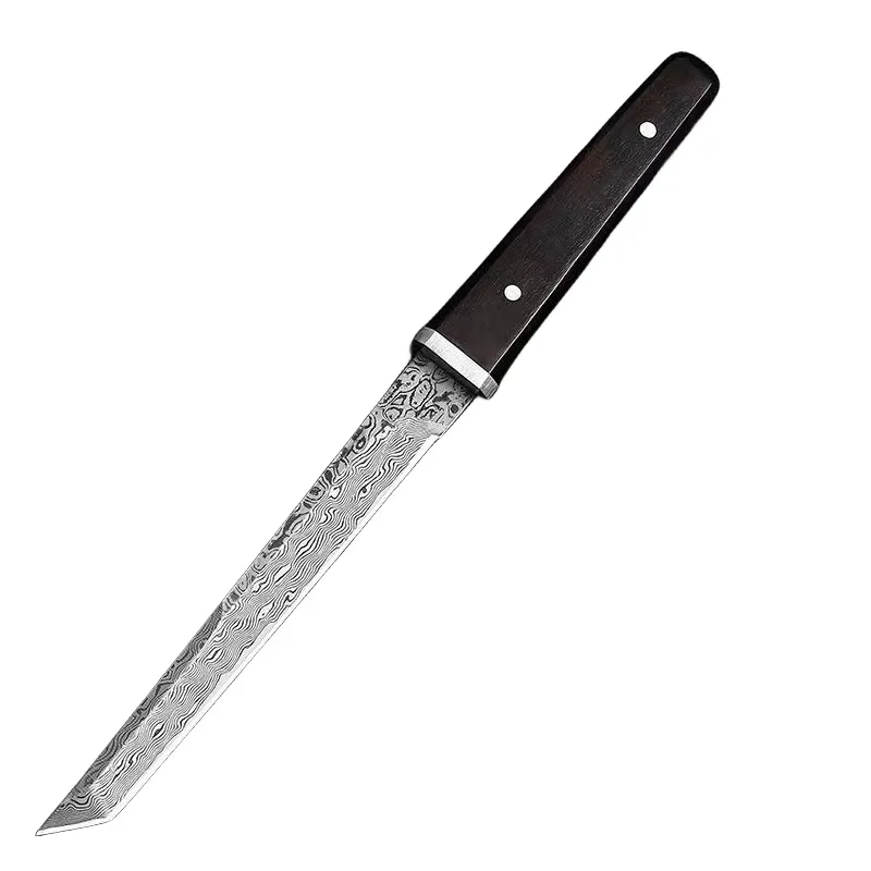 Knife self-defense outdoor survival knife sharp high hardness field survival tactics carry straight knife blade Hard, sharp, beautiful, and practical