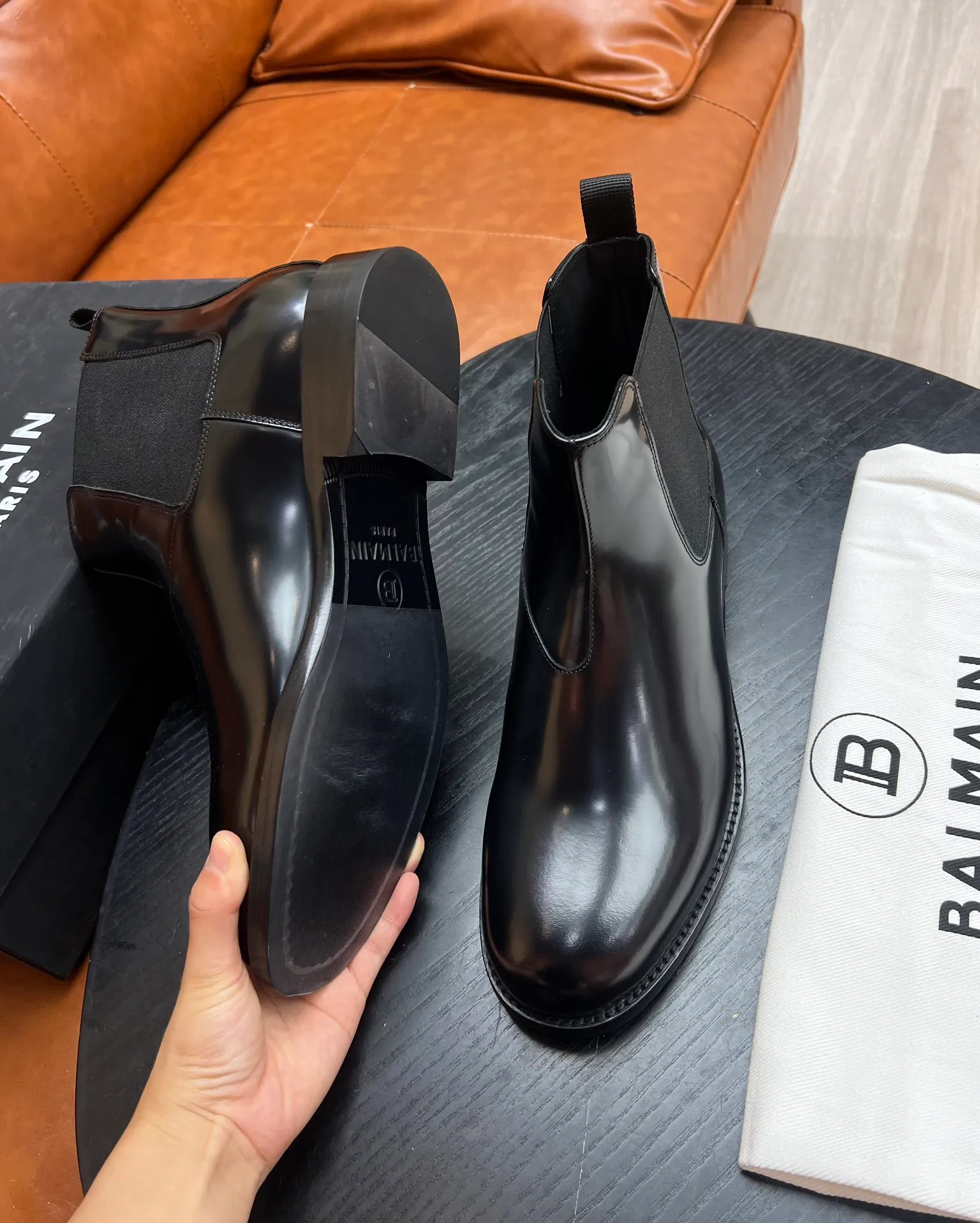 Balmais Heißverkauf Neuankömmlinge Herren Luxus höchste Qualität Designer Boots Schuhe-hochwertige Herren-Designerstiefel EU Größe 38-45