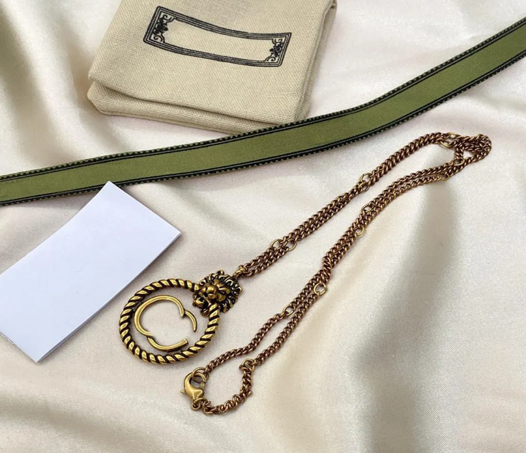 Projektantka złote naszyjniki dla kobiet luksusowe projektanci naszyjniki łańcuch męski Choker liter g mody biżuteria 3051841
