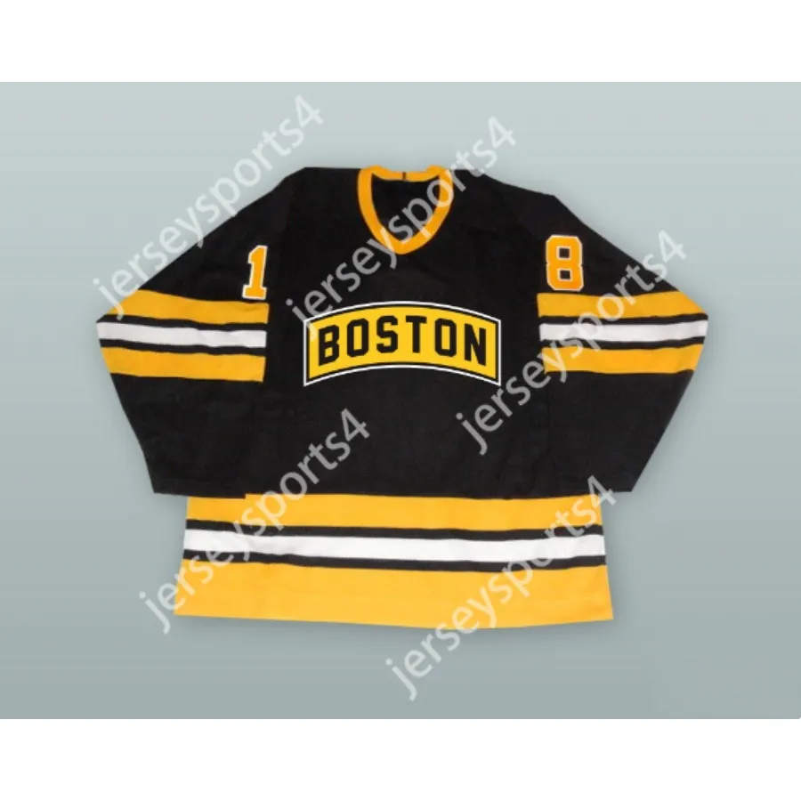 Custom Stripe Happy Gilmore 18 Boston Alternative Style Hockey Jerse New Top Ed S-M-L-XL-XXL-3XL-4XL-5XL-6XL