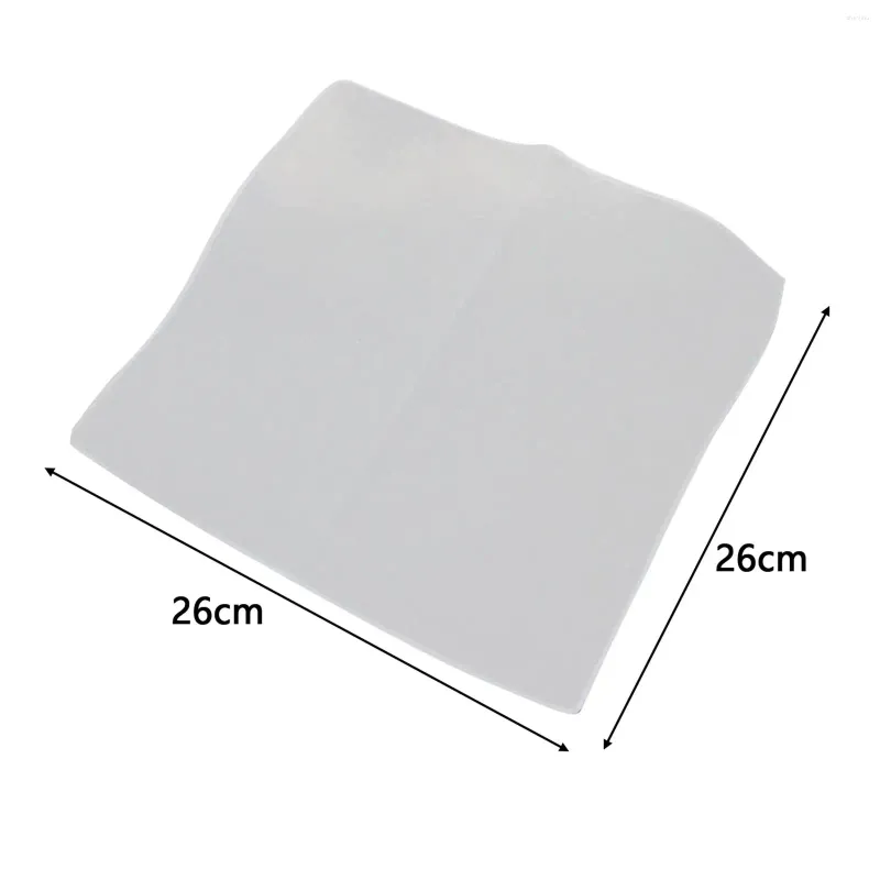 Boogbladen 10 stuks witte zakdoeken 26 cm/10 inch zachte 42s herenzak vierkanten voor handgemaakte dyen kleurstof ambachten levert DIY