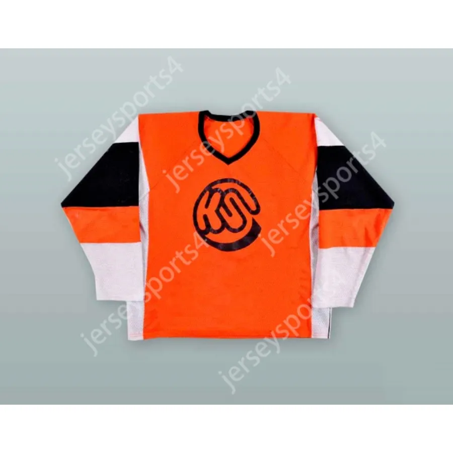 Anpassad Kuessnachter SC Orange Hockey Jersey New Top Stitched S-M-L-XL-XXL-3XL-4XL-5XL-6XL