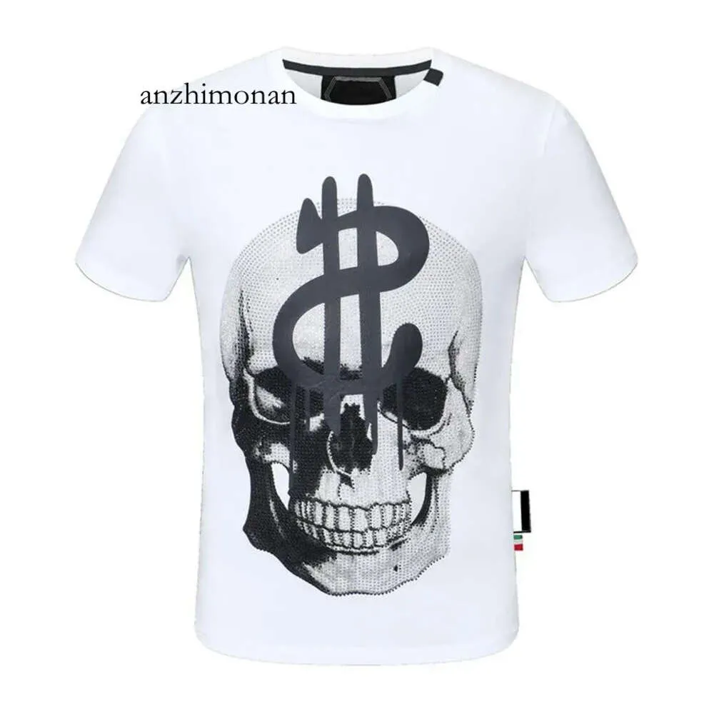 Designer Plain Clothes Philipps Pleins Designer 2021 Femmes Coton Hommes Phillip T-shirt Plaine drôle à manches courtes O Neck Tees Impression Phillip T-s 726