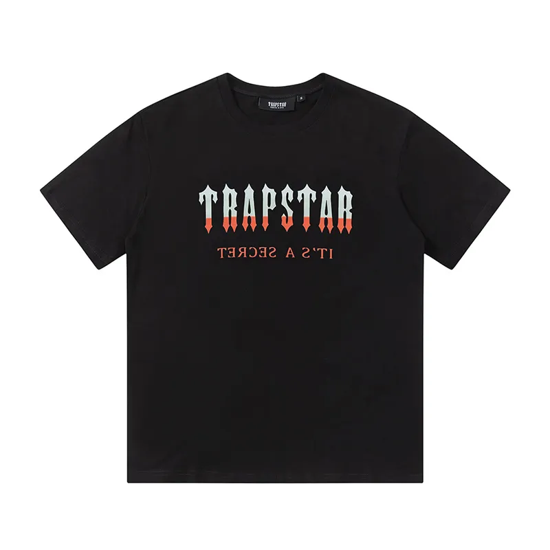 T-shirts pour hommes Marque Trapstar Haikyuu Fashion Play London imprimé High Gram Heavy Double Coton Anime Casual Chemise à manches courtes Hommes T-shirt Femme T-shirt Vêtements S9NQ