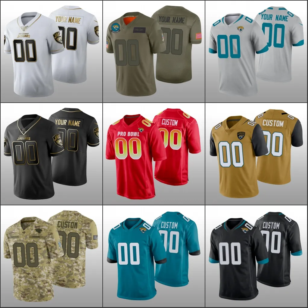 Jacksonville''Jaguars''Men Custom Women Youth Football Jersey