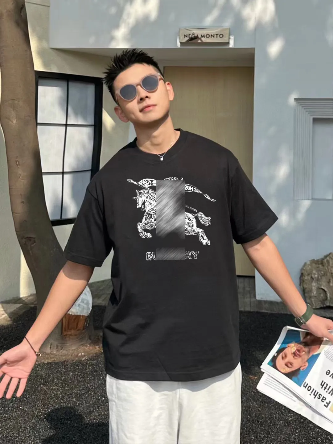 Streetwear High Fashion Tees Men's Designer T-Shirt: Luxury