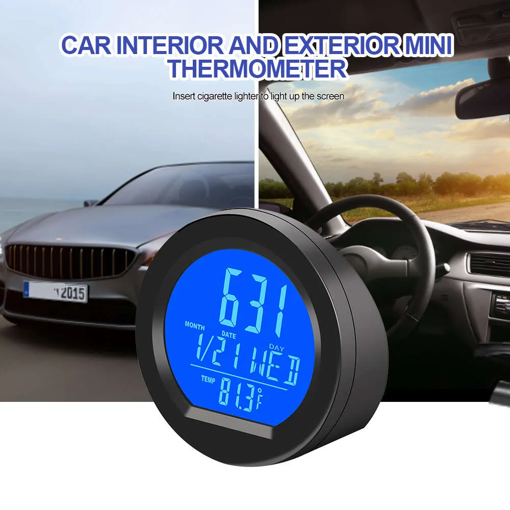 car cigarette lighter clock Car Solar Digital Clock with LCD Luminous Display and In-Car Temperature  for Dashboard from Dhgate Other Auto Electronics