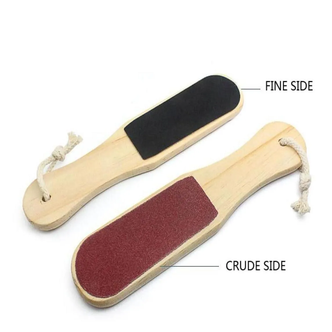 Arquivos de unhas Arquivo de madeira Pés Ferramentas 20pcslot Red Wood Rasp Art Pedicure Manicure Kit3602955 Drop Delivery Health Beauty Salon Dhafp