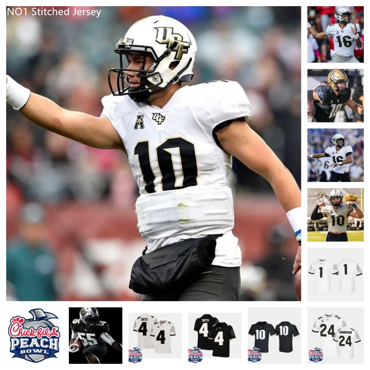 UCF Knights Football Jersey 13 Randy Pittman Jr. 81 Tyler Griffin 87 Andrew Rumph 76 Adrian Medley 20 Troy Ford Jr. 80 Trent Whittemore 56 Johnathan Cline 15 Patterson