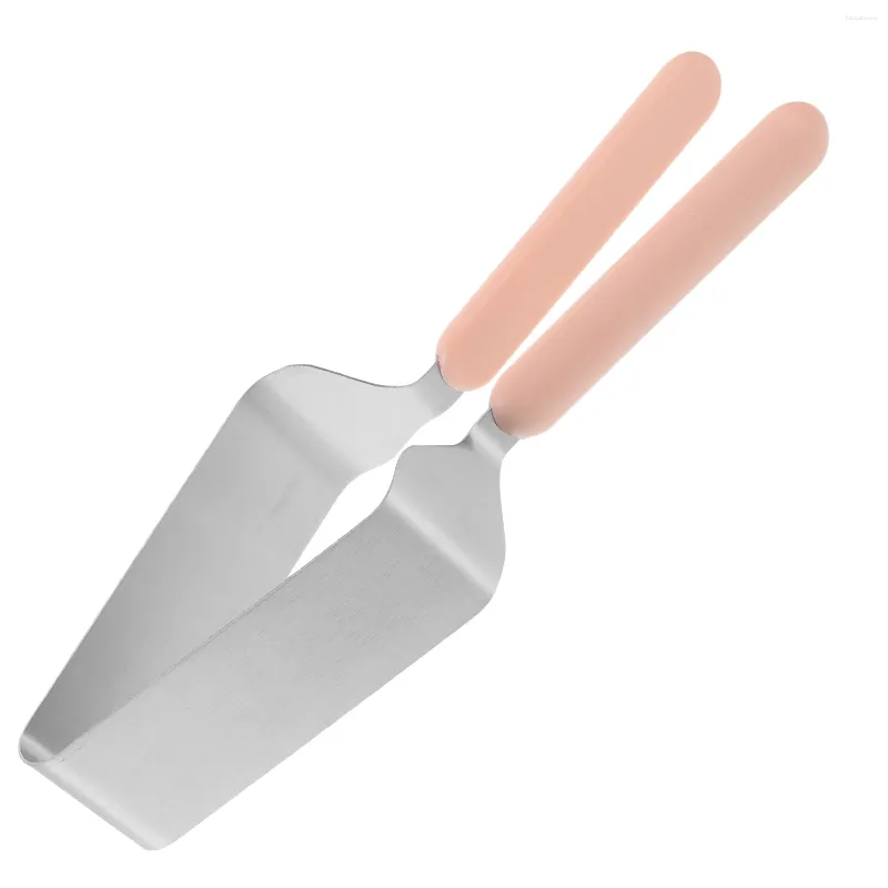 Set di stoviglie per torta, compleanno, matrimonio, taglio, disegni di dessert, strumento per utensili da cucina in plastica per dispositivi in acciaio inossidabile