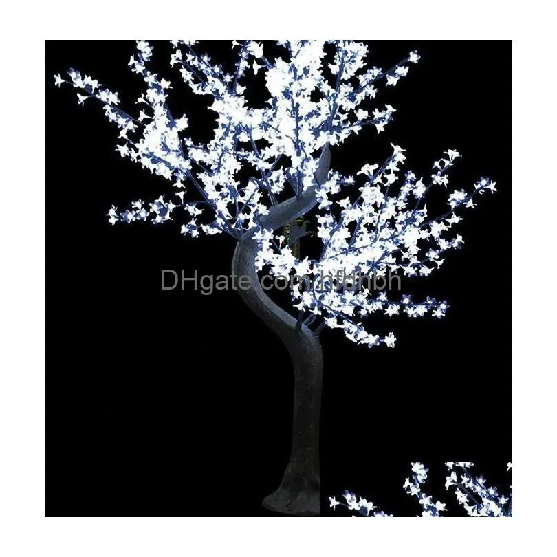 Diğer Led Aydınlatma Noel Işığı Kiraz Çiçeği Ağacı 2M 1152LES Yükseklik İç veya Dış Mekan Kullanım Damla Teslim Işıkları Tatil DH413