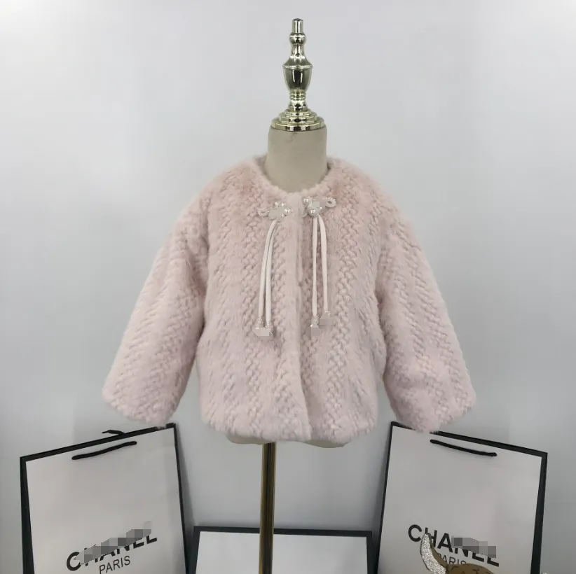 Chane2023Vêtements pour enfants haut de gamme, manteau pour filles, vêtements de marque, veste de noël pour petite fille, cadeau de noël, manteau de fête, taille 100-150cm