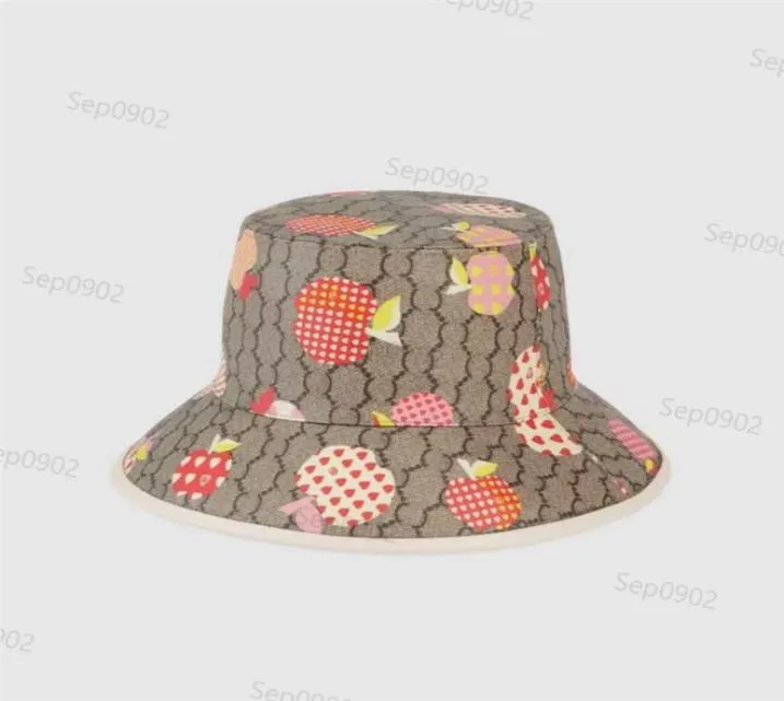 Chapeaux de pêcheur à motif de pomme pour hommes et femmes, chapeau à large bord, casquette de luxe pour l'extérieur, printemps et été, Sunsn respirant, Caps9405797